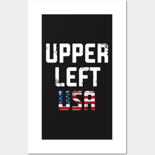 Upper Left USA Posters and Art